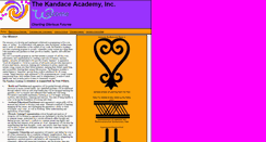 Desktop Screenshot of kandaceacademy.org